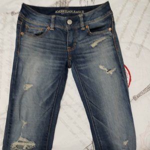American Eagle skinny kick bootcut size 0